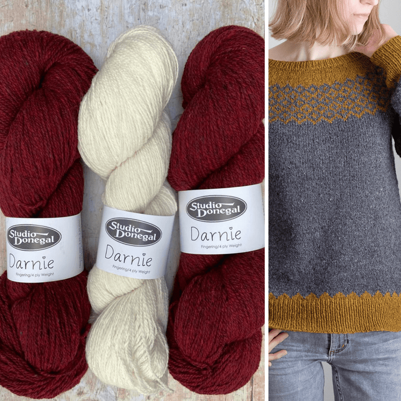 Noux Sweater Kit | Studio Donegal - This is Knit