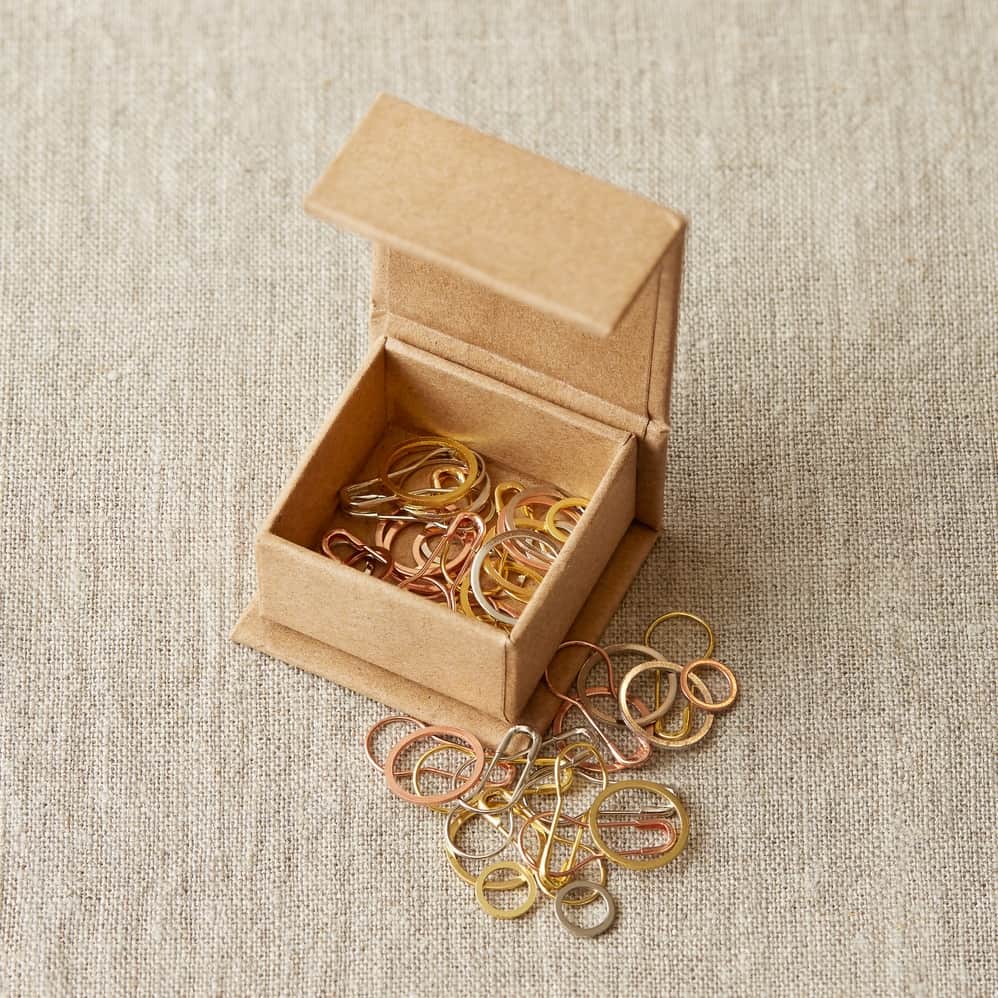 Precious Metal Stitch Markers | Cocoknits - This is Knit
