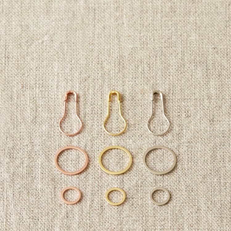 Precious Metal Stitch Markers | Cocoknits - This is Knit