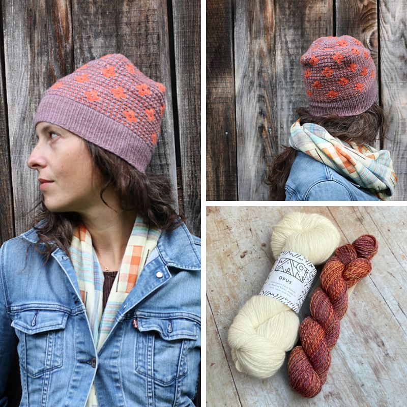 Pressed Flowers Hat Kit | Urth Yarns - This is Knit