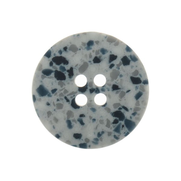Recycled Plastic 4 Hole 20mm Silver And Grey | G467220\31 - This is Knit
