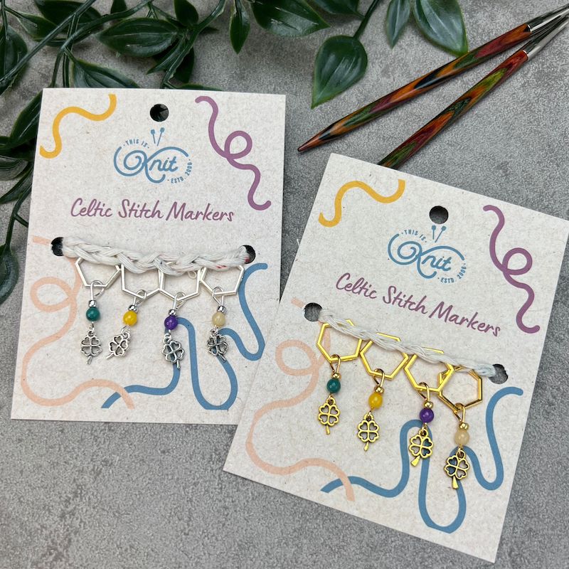 Shamrock Stitch Markers | This Is Knit - This is Knit