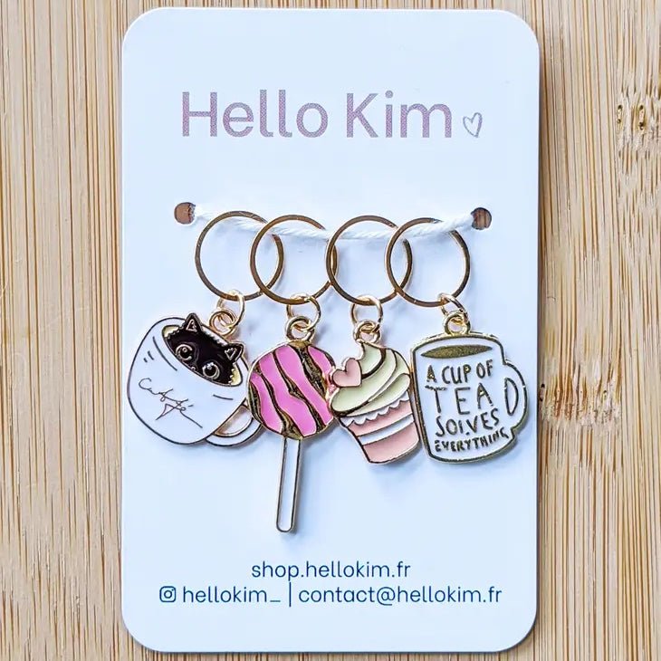 Snack Break Stitch Markers | Hello Kim - This is Knit