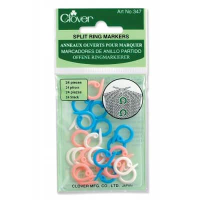 Split Ring Stitch Markers | Clover - This is Knit