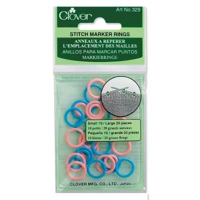 Stitch Ring Markers | Clover - This is Knit