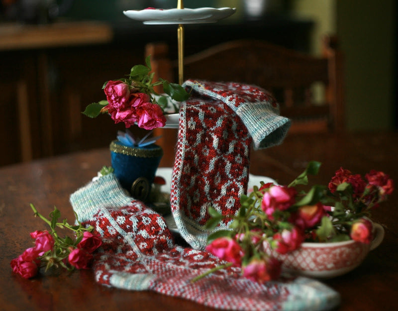 Tea Room Socks | LB Handknits - This is Knit