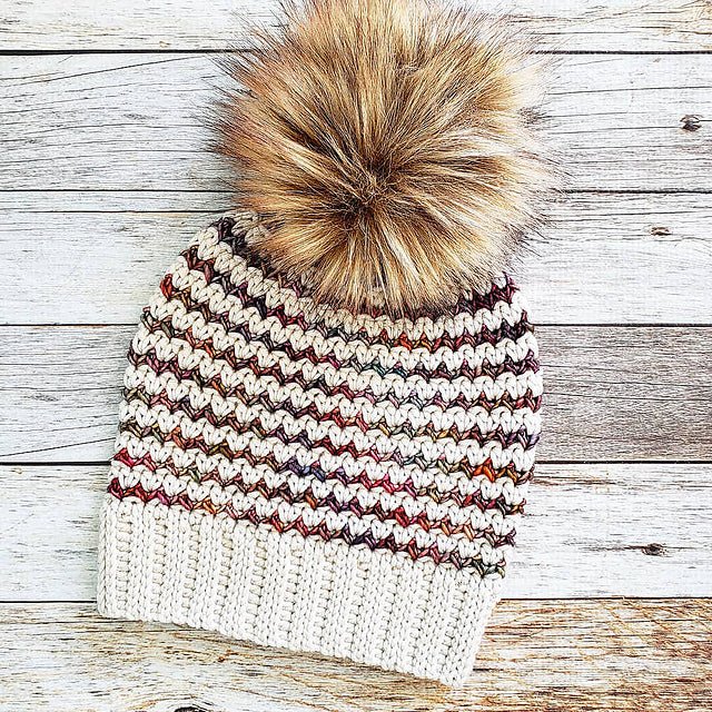 Timber Ridge Crochet Beanie Kit | Malabrigo - This is Knit