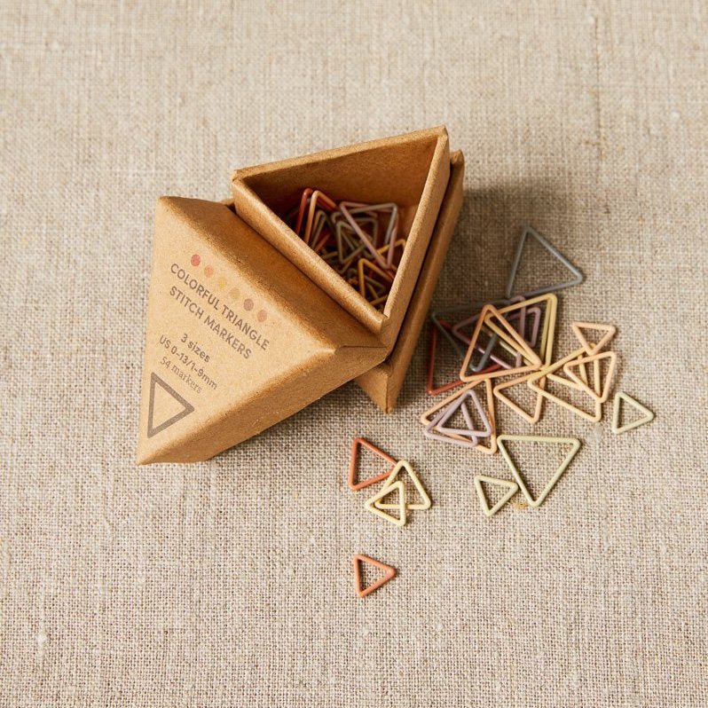 Triangle Stitch Markers | Cocoknits - This is Knit
