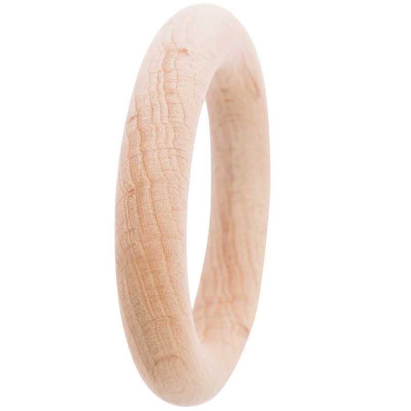 Wooden Ring for Rattle - This is Knit